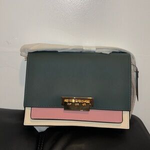 Zac Posen earthette bag large dark bayberry